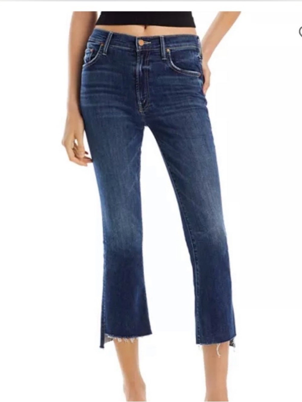 Mother denim. Insider crop step fray. Size 29